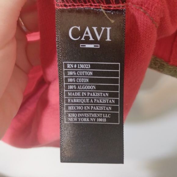 Cavi Boy's XL Red Polo Shirt With Epilettes Gold Embroidery and Buttons - Picture 13 of 13